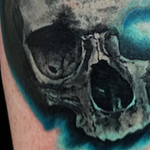 Tattoos - Blue Light Skull - 143806